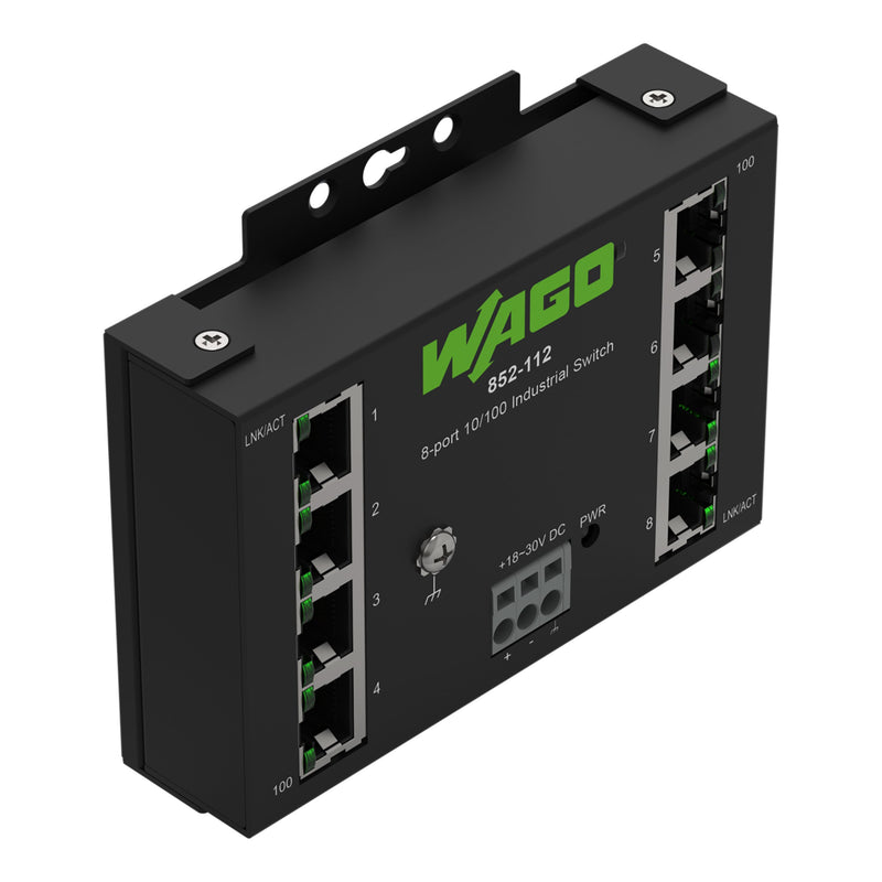 WAGO - Netzwerk Switch Industrie Eco Switch 852-112 8 Port