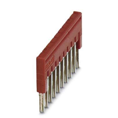 Phoenix Contact - Querverbinder/Brücker für Reihenklemme Brücke FBS 10-3,5 GY 10-polig, grau − 50 Stück