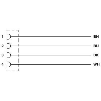 Phoenix Contact - Konfektioniertes Sensor-Aktor-Kabel Sensor-/Aktor-Kabel SAC-4P- 3,0-PUR/DTFS