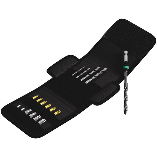 Wera - Werkzeugset Holzspiralbohrer-Bit 104653 18-tlg