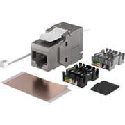 EFB-Elektronik - Modularer Steckverbinder RJ45 Keystone Cat.6 E-20072 Druckguss-Gehäuse