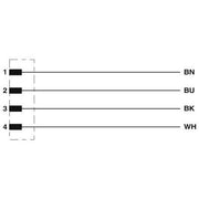 Phoenix Contact - Konfektioniertes Sensor-Aktor-Kabel Sensor-/Aktor-Kabel SAC-4P-DTMS/ 3,0-PUR