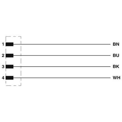 Phoenix Contact - Konfektioniertes Sensor-Aktor-Kabel Sensor-/Aktor-Kabel SAC-4P-DTMS/ 3,0-PUR