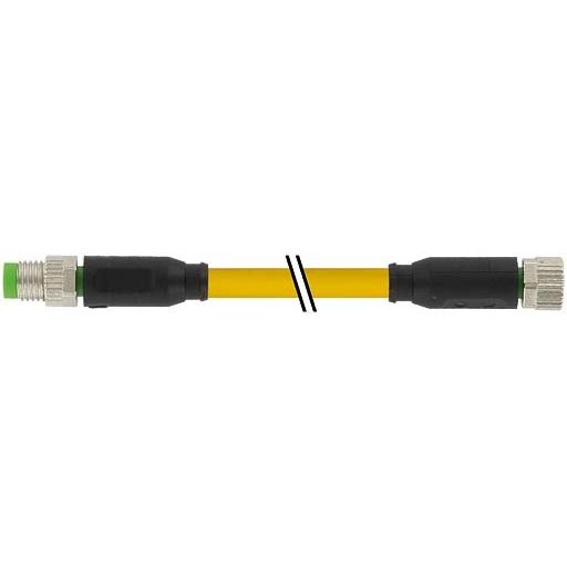 Murrelektronik - Konfektioniertes Sensor-Aktor-Kabel Leitung M8STger-M8 BUger 7000-88001-0100100 PVC-OB 3x0,25 gelb