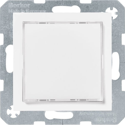 Berker - Info-Lichtsignal für Installationsschalterprogramme LED-Signallicht rot/grün 29521909 polarweiß matt