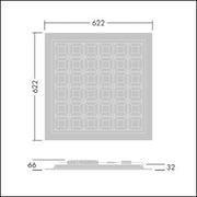 Thorn - Decken - /Wandleuchte LED - Einlegeleuchte M625 BETA CELL #96222760 930, DALI
