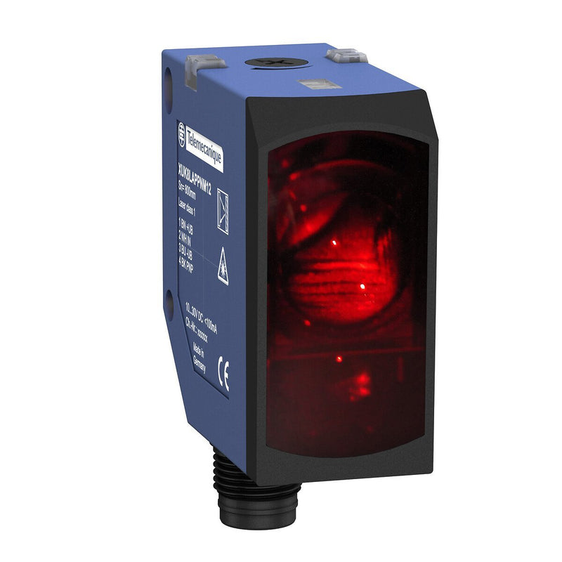 TMSS - Lichtleitersensor/Lichtleiterverstärker Laser-Lichttaster XUK8APSML02M12 Reichweite 1200mm