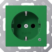 Jung - Steckdose SCHUKO-Steckdose 16 A 250V ABA 1520 BFKO GN m.Berührungsschutz