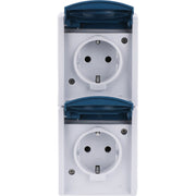 Busch-Jaeger - Steckdose Schuko-Steckdose 2f.gr/bgn 20-02 EW-53 senkrecht