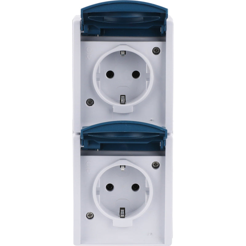 Busch-Jaeger - Steckdose Schuko-Steckdose 2f.gr/bgn 20-02 EW-53 senkrecht
