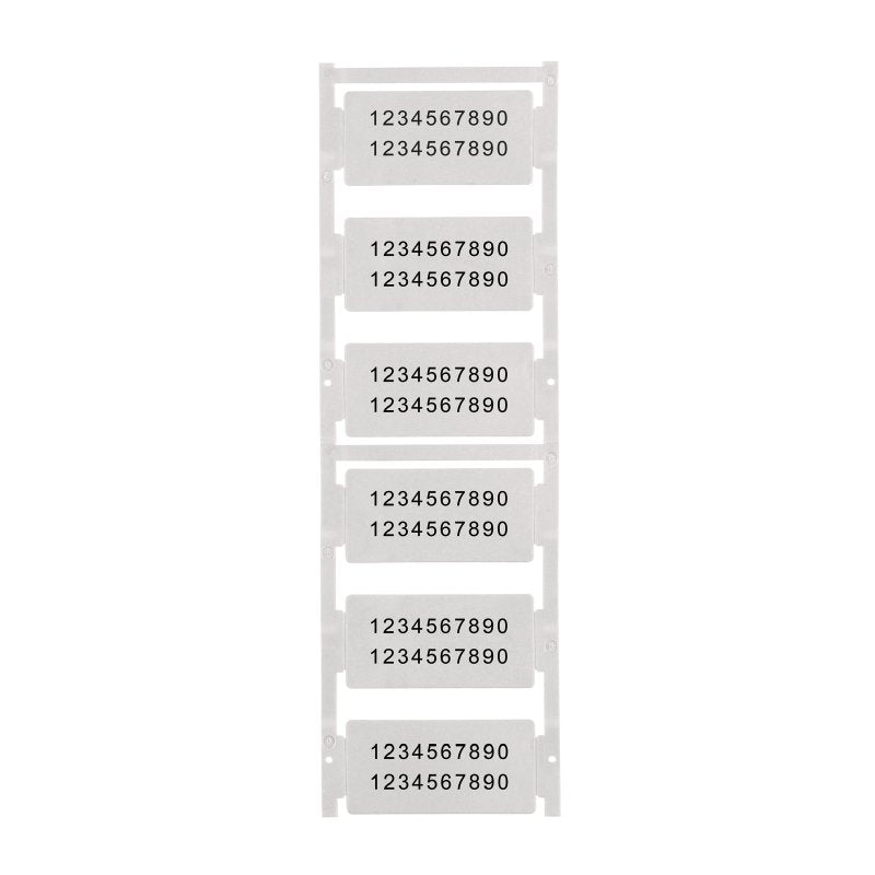 Weidmüller - Kennzeichnungsmaterial Gerätemarkierung CC 30/60 MC SDR 60mm − 6 Stück