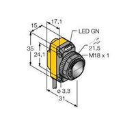 Turck - Einweg-Lichtschranke Opto Sensor QS186LE12 #3002758 Laser Sender
