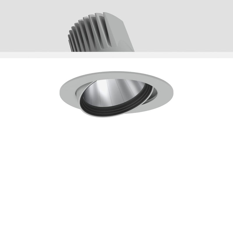 RZB - Downlight/Strahler/Flutlicht LED-Einbaustrahler 911645.004.1.76 940, DALI, silber