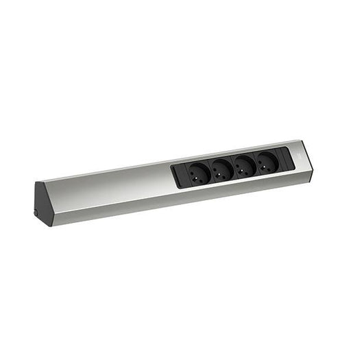 Bachmann - Mehrfachsteckdose CASIA Steckdosenleiste 2m 932.005 Edelstahl-Optik