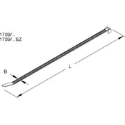 HKL - Kabelbinder 1709/314 selbstverlöschend − 100 Stück
