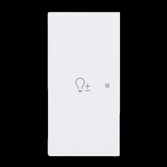 Busch-Jaeger - Bussystem-Tastwippe Wippe 2-fach links m. Sym. 6234-21-44M Dimmer