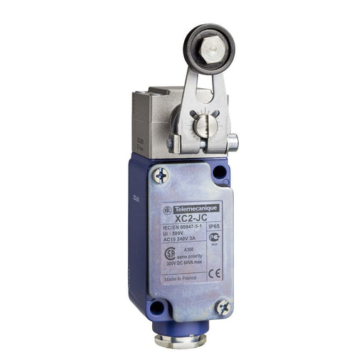 Telemechanique Sensors - Einzelpositionsschalter Positionsschalter XC2JC10511 IP65 m.Rollenhebel