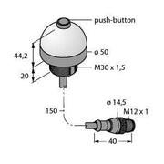 Turck - Kapazitiver Näherungsschalter Bestückungssensor K50APPBGREQP Pick-to-Light