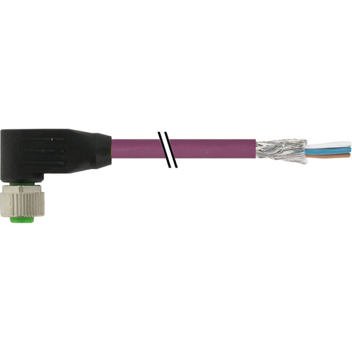 Murrelektronik - Konfektioniertes Sensor-Aktor-Kabel M12 Buchse frei.Ltg.ende 7000-13251-8031000 PUR AWG24+AWG22 10m