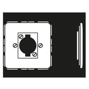 Jung - Einsatz/Abdeckung für Kommunikationstechnik Abdeckung aws CD 568 WW für XLR Steckdose