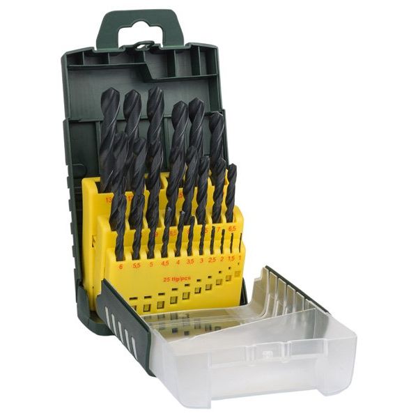 Bosch - Bohrer-Set 25-teiliges 2607017153 HSS-R-Metallbohrer-S