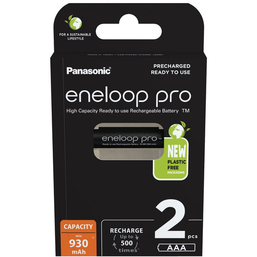 Hückmann - Akku Micro AAA eneloop pro BK-4HCDE/2BE(VE2) 930mAh