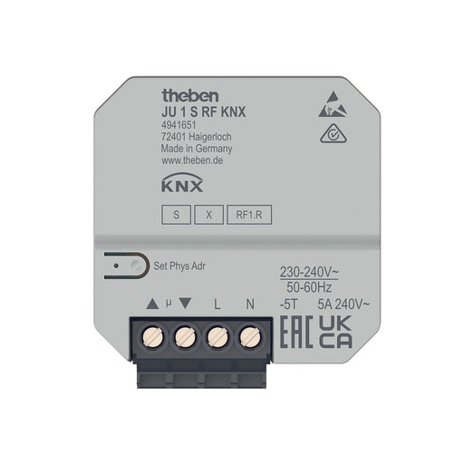 Theben - Bussystem-Jalousieaktor Funk-Jalousiesaktor JU 1 S RF KNX 1-fach