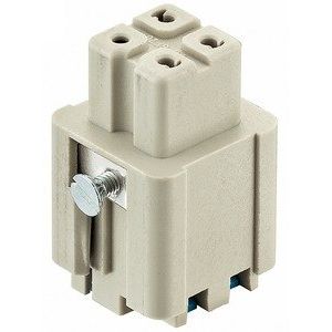 Harting - Kontakteinsatz für Rechtecksteckverbinder Buchseneinsatz 09200032733 Han 3A-F-QL
