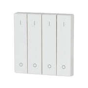Eaton - Abdeckung/Bedienelement für Installationsschalterprogramme Wippe 4-fach CWIZ-04/41 weiss glänzend 1/0