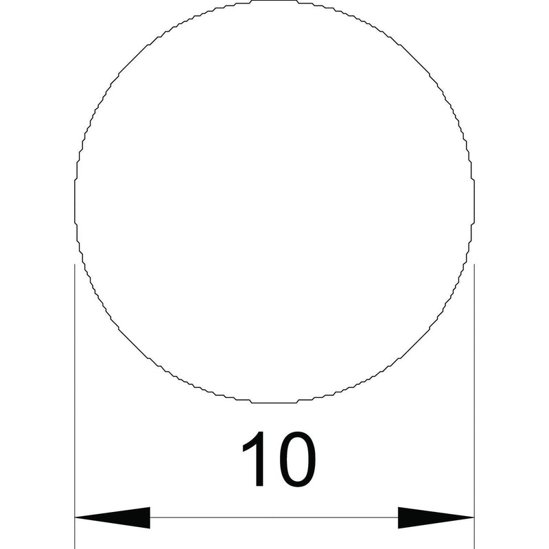 OBO Bettermann - Rundleiter/Draht für Blitzschutz Rundleiter RD 10-V2A/50kg d:10mm, 50kg Ring − 80 Meter
