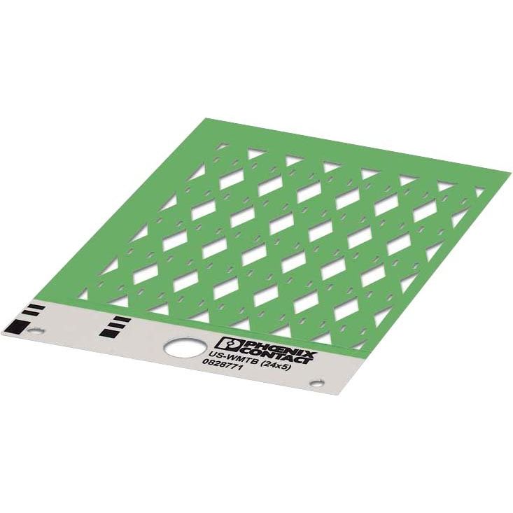 Phoenix Contact - Kabelmarkierungssystem Kabelmarker US-WMTB (24X5) GN − 10 Stück