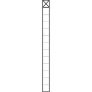 Siedle&Söhne - Kommunikations-Säule Kommunikations-Display KSF 613-1 AG AP, anthrazitgrau