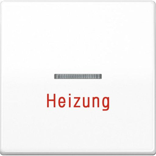 Jung - Abdeckung/Bedienelement für Installationsschalterprogramme Wippe Aufs.Heizung/Notsch. AS 591 H WW für beleuchtb.Taster