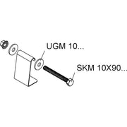Niedax - Montagematerial für Kabeltragsystem Distanzstück HDS 60.40 F − 1 Stück