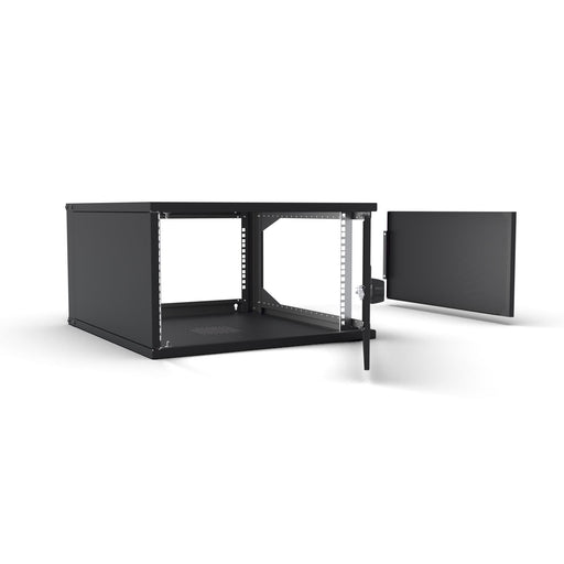 Enoc - Netzwerkgehäuse 19" Basic Wandschrank W3 6-6-VD-S 6HE, 600mm Tief, sw
