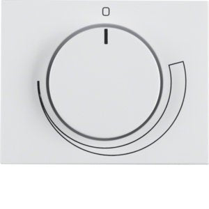 Berker - Abdeckung/Bedienelement für Installationsschalterprogramme Zentralstück pws/gl 11357209 mit Regulierknopf