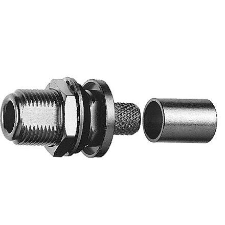 Telegärtner - Koax-Steckverbinder N-Kabeleinbaubuchse Crimp 100024007 G1 (RG-58C/U) crimp/ − 1 Stück