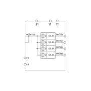 WAGO - Stromüberwachungsgerät Elektron. Schutzschalter 787-1664/006-1054 DC 24 V