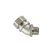 HellermannTyton - Metall-Schutzschlauch-Verschraubung Metallverschraubung Kompr. 166-32503(2) starres Gewinde − 2 Stück