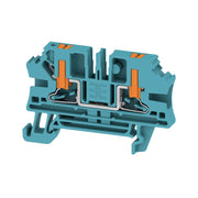 Weidmüller - Durchgangs-Reihenklemme Klemme AL2C 4 BL PUSH IN, 4 mm² − 50 Stück