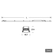 LTS Licht&Leuchten - Lichtleiste LED-Lichteinsatz LKL060108301685U16D. 830, DALI