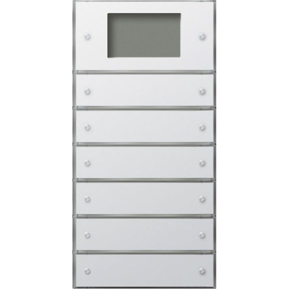 Gira - Bussystem-Tastsensor Tastsensor 3 Plus 6-fach 2046112 (2+4), rws