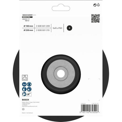 Bosch - Stützteller für Schleifwerkzeug PRO Stützteller weich, 2608601209 180 mm, M14