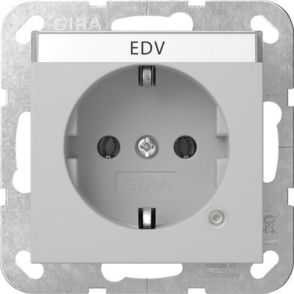 Gira - Steckdose Kontroll+BSF 4452015 Grau