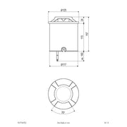 EVN Lichttechnik - Bodeneinbauleuchte LED-Bodenleuchte IP67 P67154702 3000K anthrazit