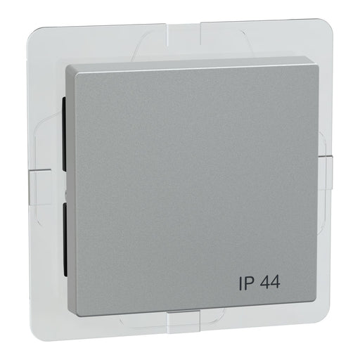 Merten - Abdeckung/Bedienelement für Installationsschalterprogramme Wippe alu 433060 f.Wech.Kre.Schalter