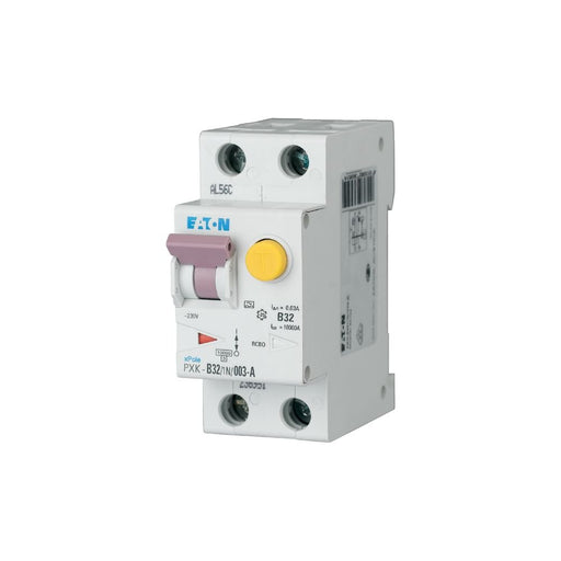 Eaton - Kombination FI-Schalter/Leitungsschutzschalter FI/LS-Kombischalter PXK-B32/1N/003-A B 32A 1p+N, 30mA