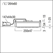 Zumtobel Group - Decken - /Wandleuchte LED - Einbauleuchte SUI DSG6 #60211015 4000K