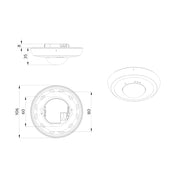 BEG Brück Electronic - Bussystem-Bewegungsmelder Präsenzmelder PD2N-KNXs-DX-UP KNX