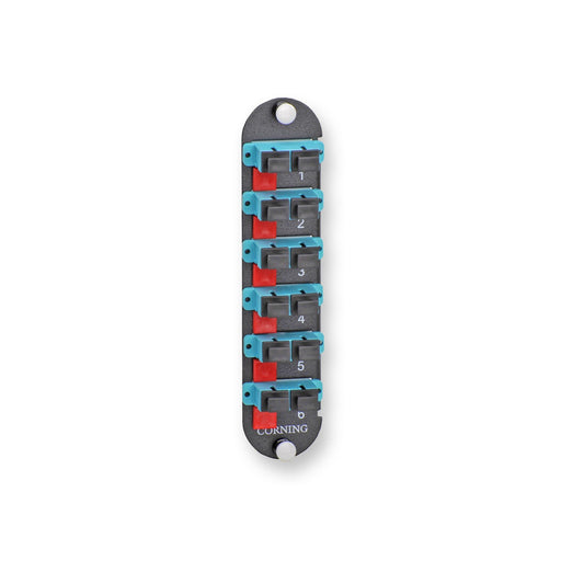 Corning - Moduleinsatz für Patchpanel LWL CCH Panel sw 12 Fiber CCHE-CP12-72 6x SC-DX SM Keram